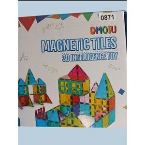Dmoiu Magnetic Tiles 3D Intelligence Toy 38-Piece Set For Ages 3+